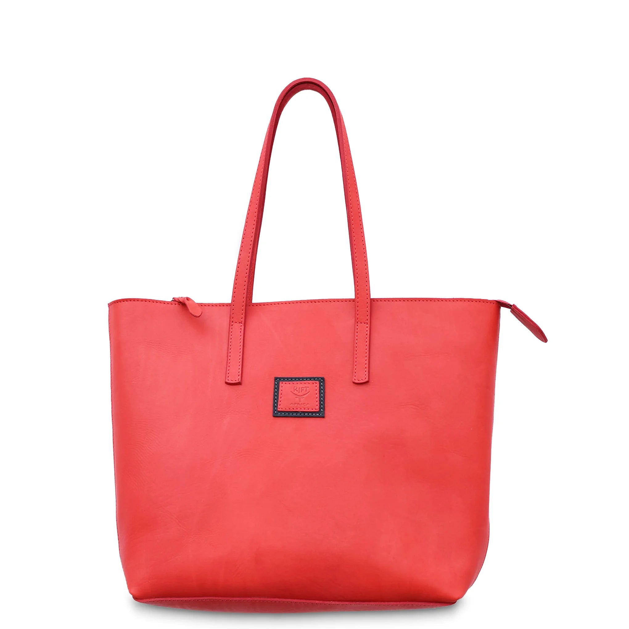 Amy Bond Meduim Leather Ziptop Tote