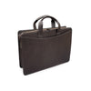 Brown leather briefcase 
