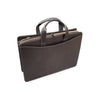 Brown leather briefcase 