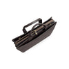 Brown leather briefcase 