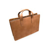 Brown leather briefcase 