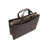 Brown leather briefcase 