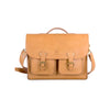 Tan leather satchel bag 
