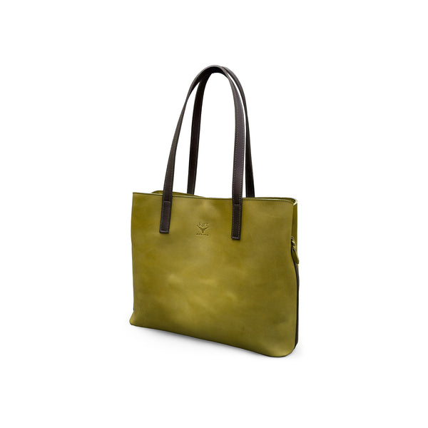 Leather handbag for work 