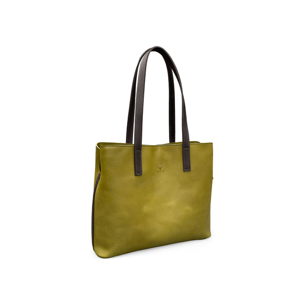 Leather handbag for work 