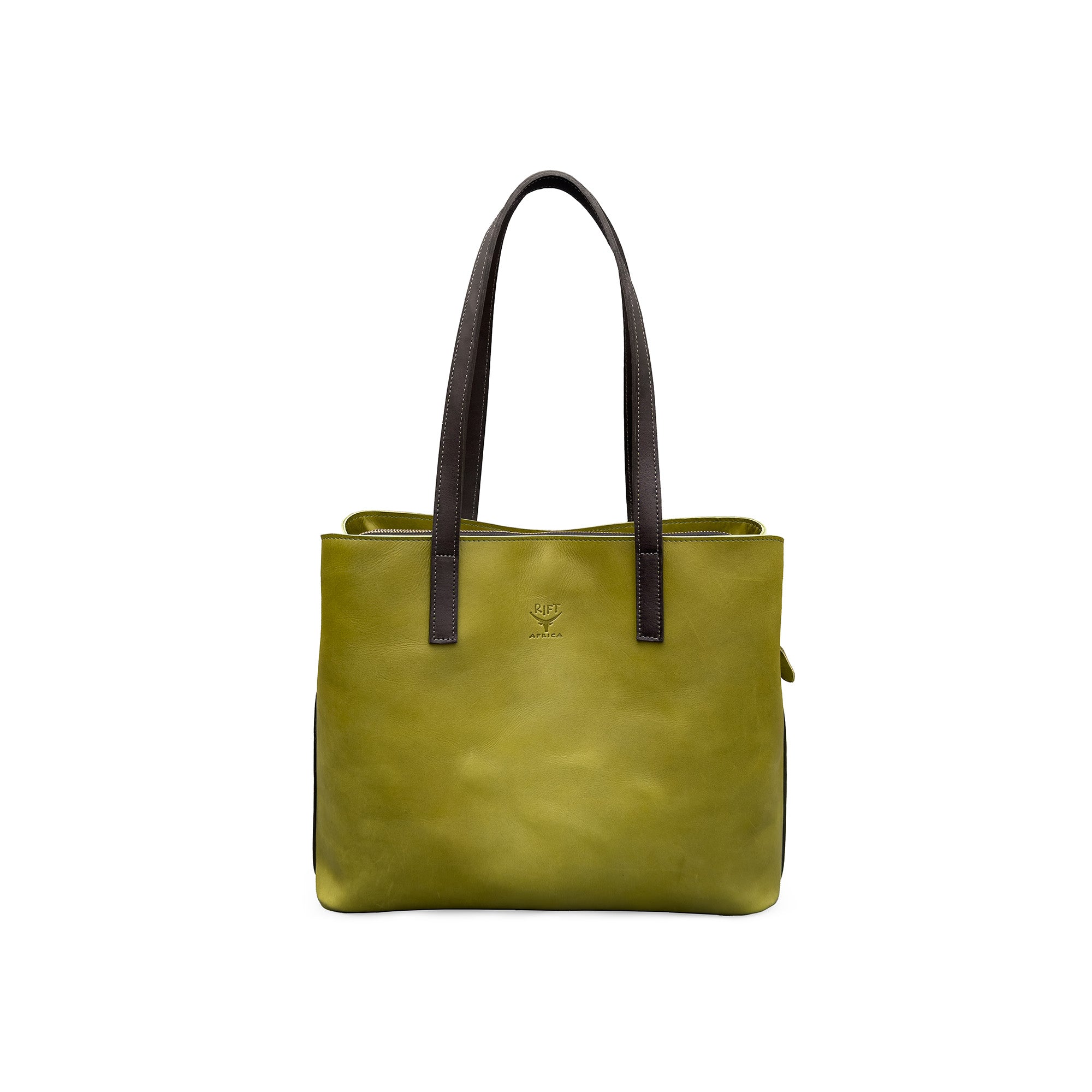 Leather handbag for work 