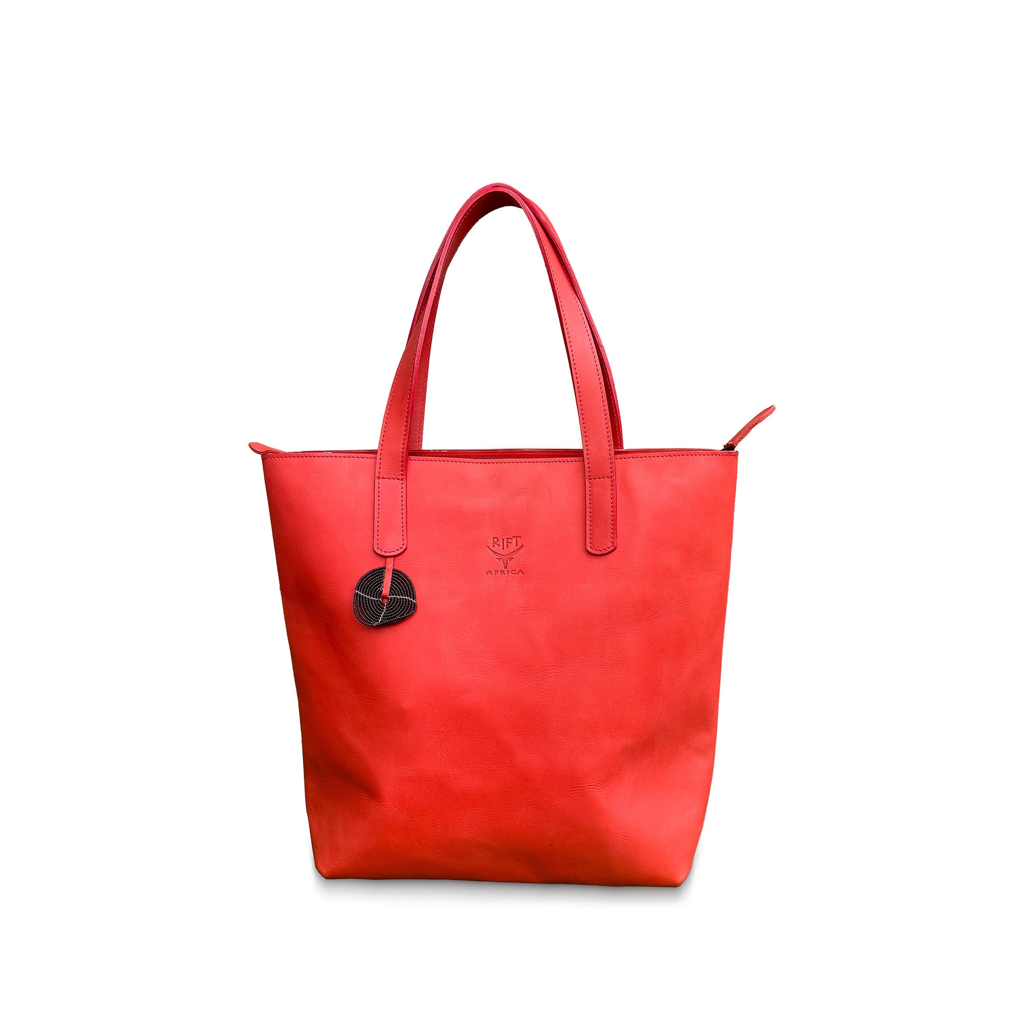 Malou Zipped Leather Tote