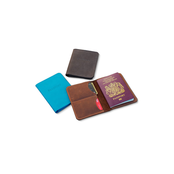 leather passport holder 