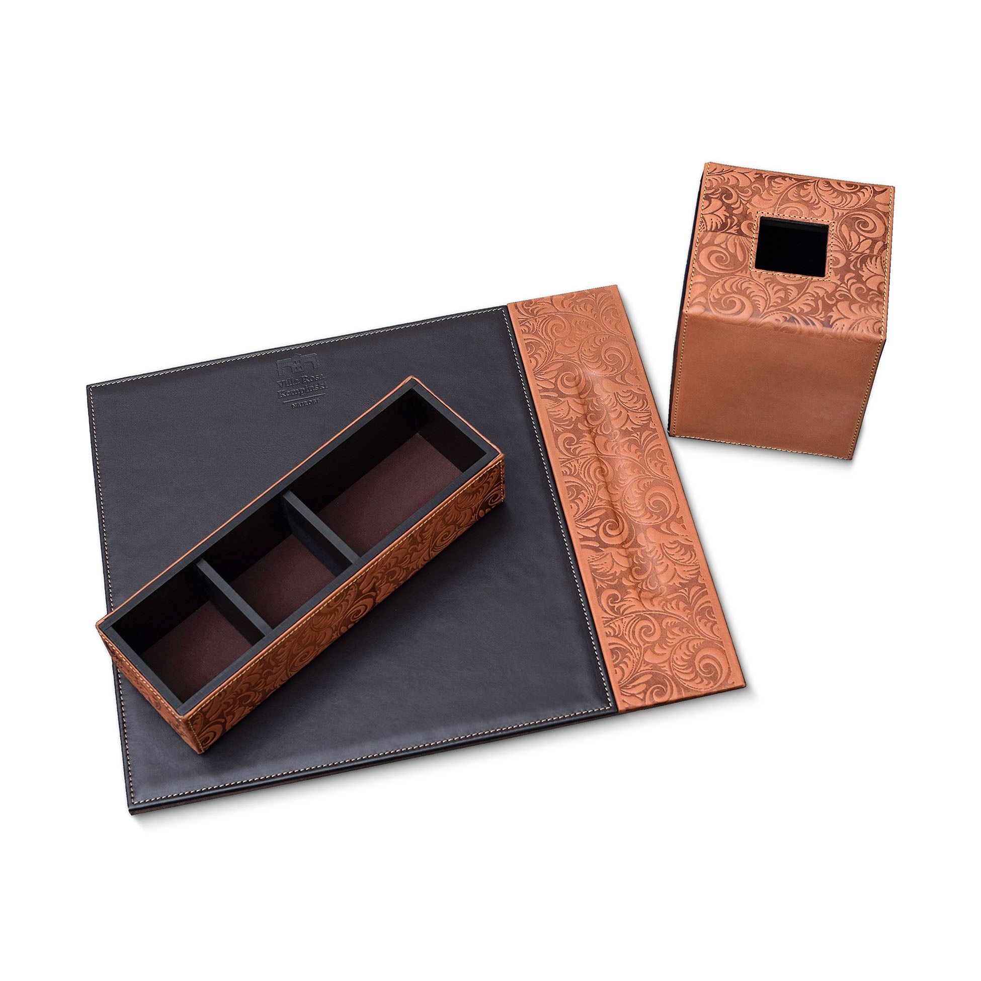 Leather Blotters & Tissue Boxes