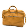 Delhi Leather Laptop Briefcase Tan  – Modern Workday Bag