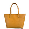 tan tote bag on a white background