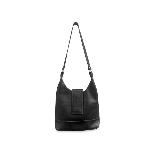 black leather cross body bag 