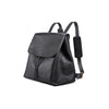 Black leather backpack 