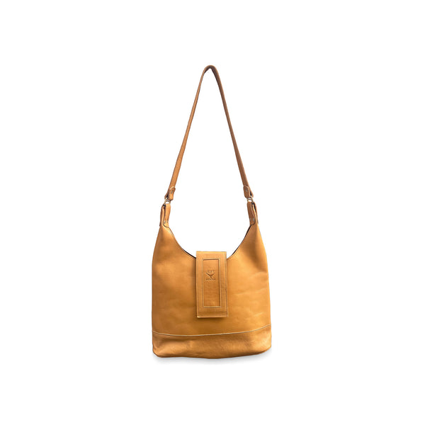 tan leather cross body bag 