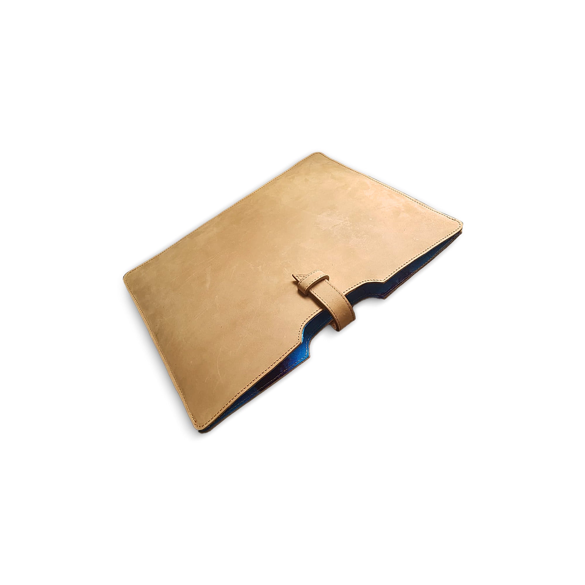 padded leather laptop sleeve