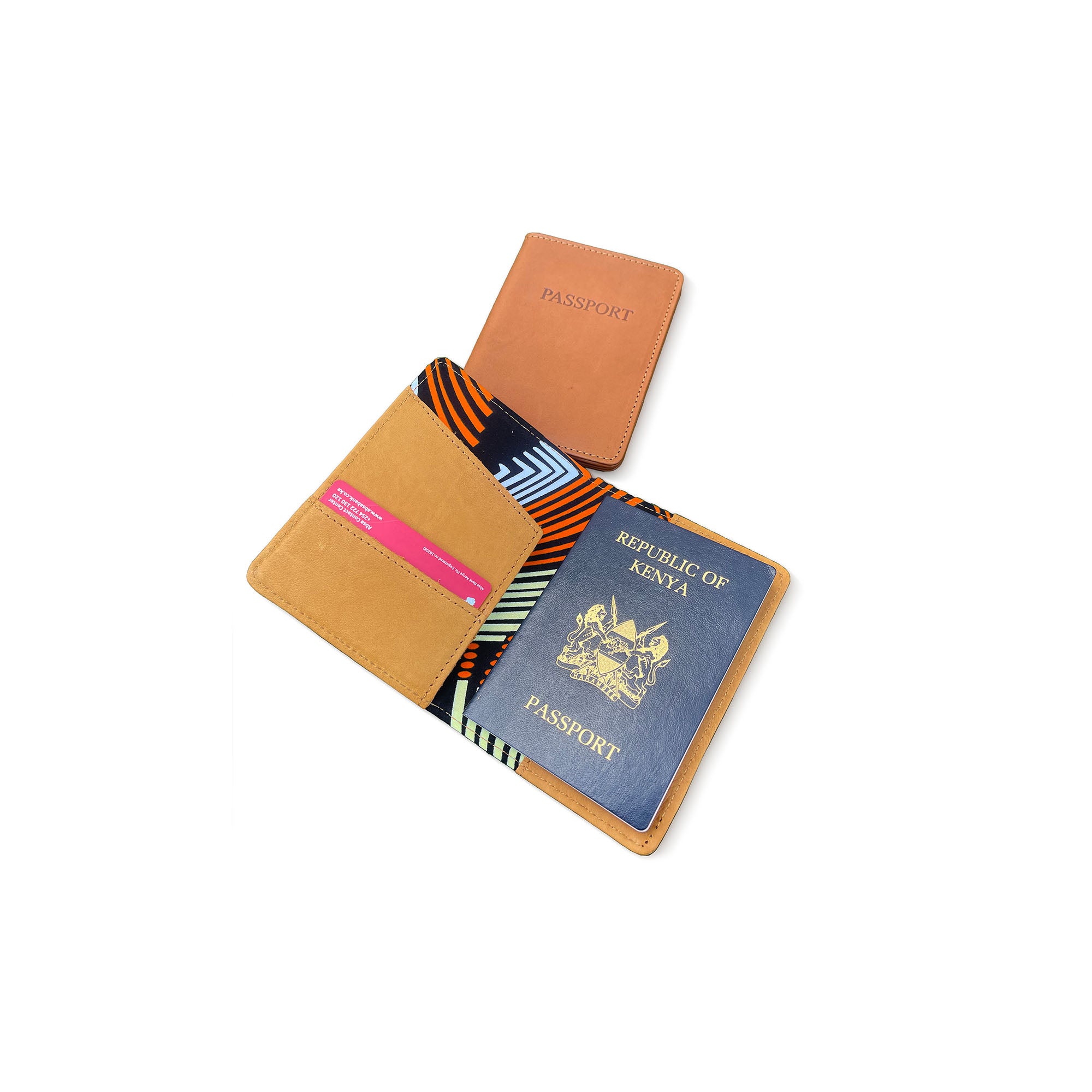 leather passport holder

