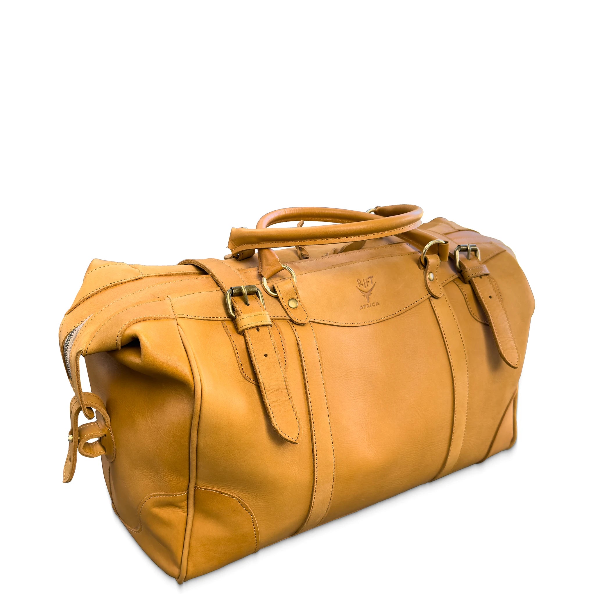 The Rift Africa Small Leather Weekender